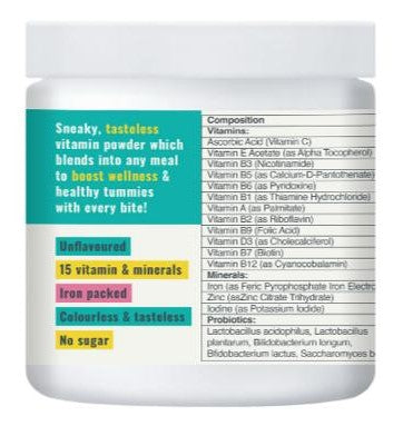 Multivitamin and Probiotic Powder
